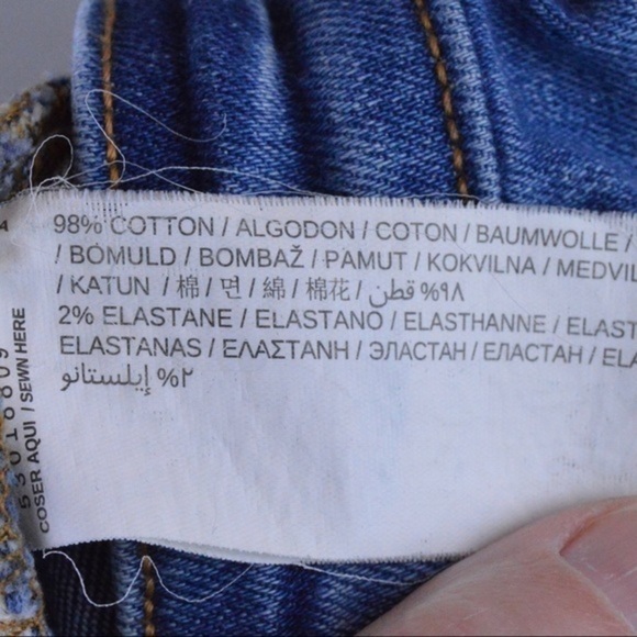 MANGO Skinny Crop Ankle Jeans‎ with Ankle Zippers, Medium Wash - Size 2 - Picture 8 of 9